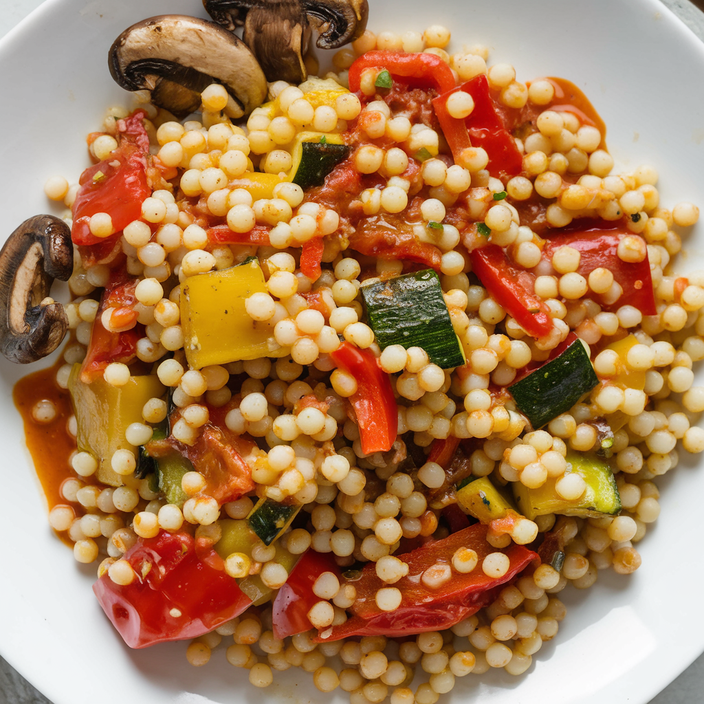 Easy Mediterranean Pearl Couscous Recipe