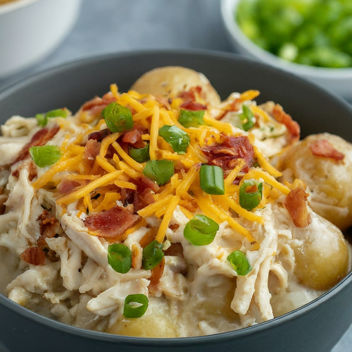 Easy and Hearty Slow Cooker Chicken andPotatoes Recipe