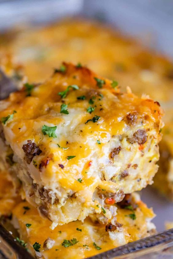 Delicious Christmas Morning Breakfast Casserole Recipe