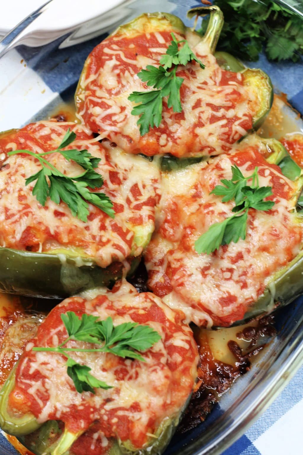 Delicious Chicken Parmesan Stuffed Peppers Recipe