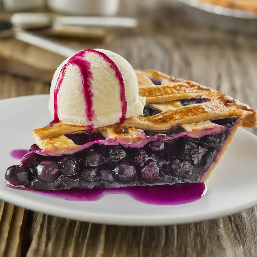 Delightful Blueberry Pie with Preserved Lemon Zest