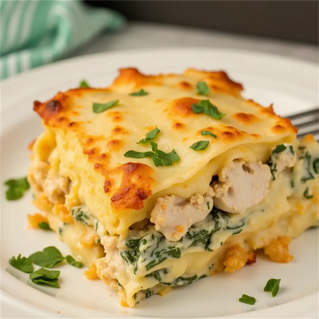 chicken alfredo lasagna