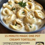 15 Minute Magic One Pot Creamy Tortellini