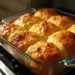 Cheesy Chicken Puff Pastry Bake