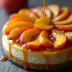 a cheesecake with fruit on top