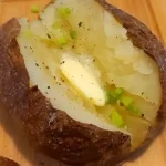 Baked, Potatoes, with Sour, Cream, and Chives