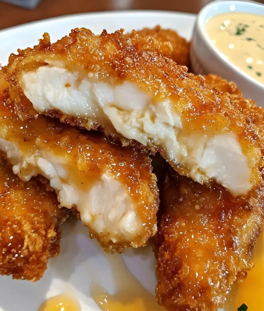 Crispy Air Fryer Honey Garlic Chicken Tenders