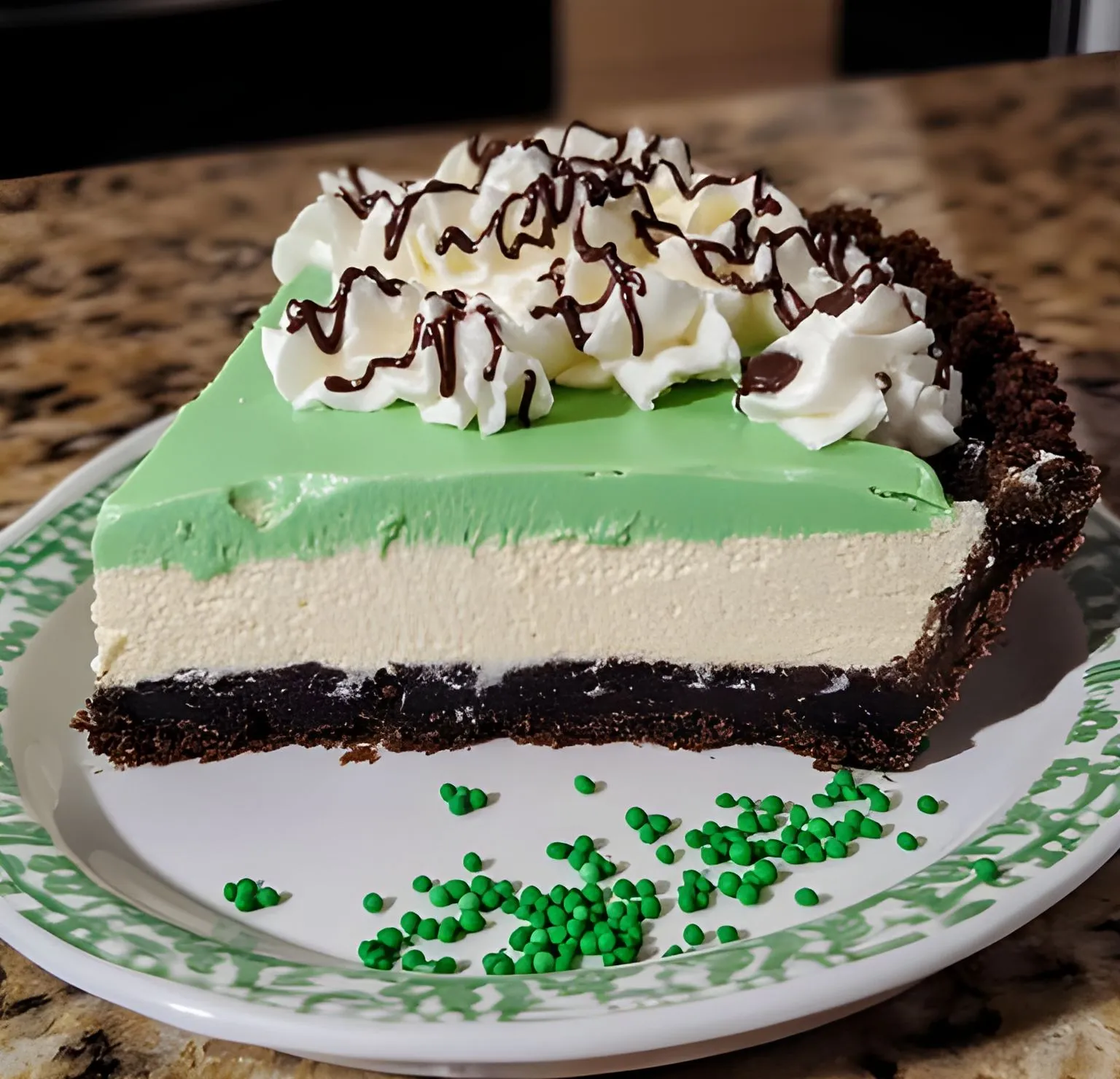 Shamrock Mint, Milkshake, Pie Recipe