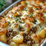 Easy Hamburger Potato Casserole Recipe