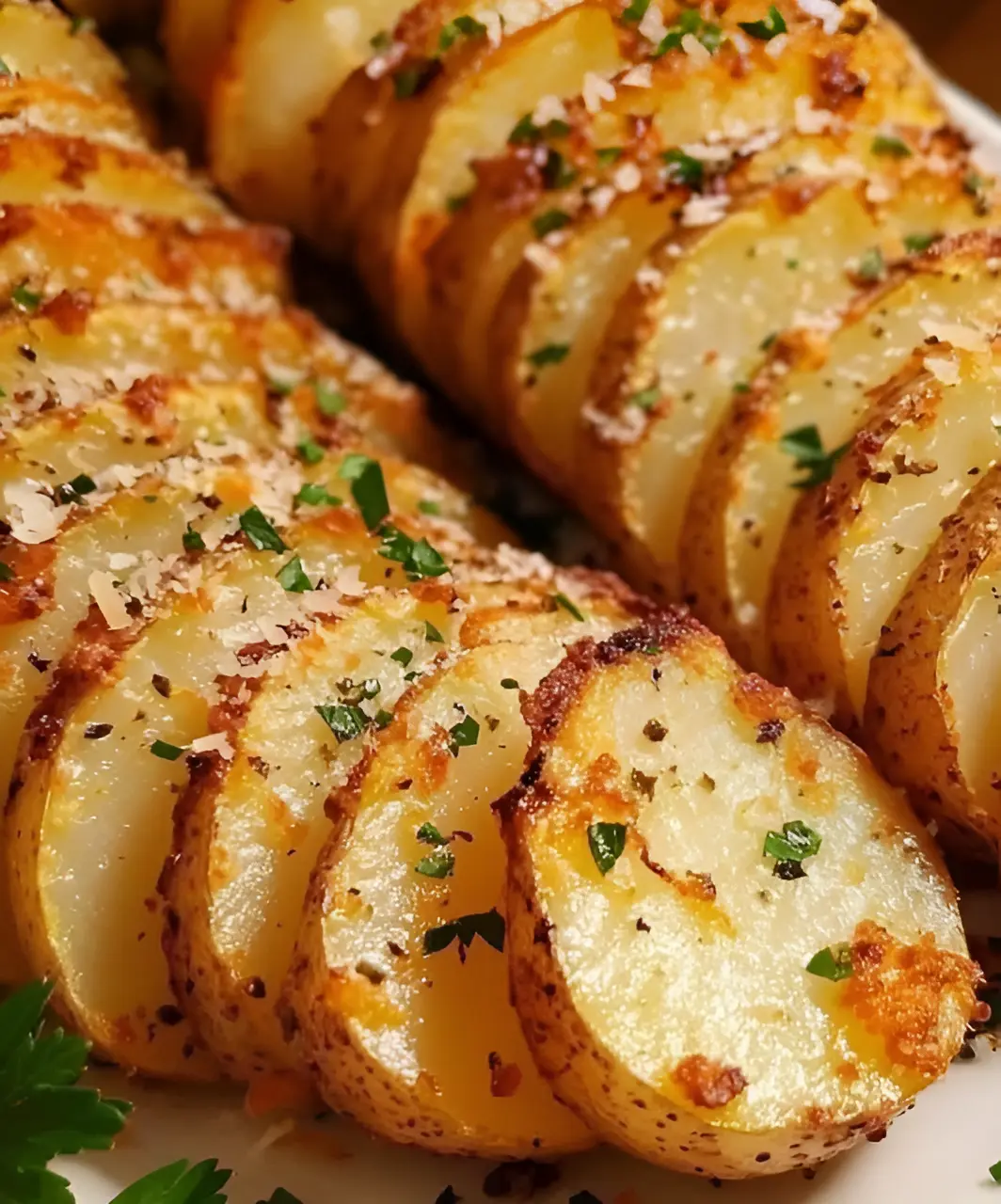 Sliced, Baked, Potatoes, Recipe